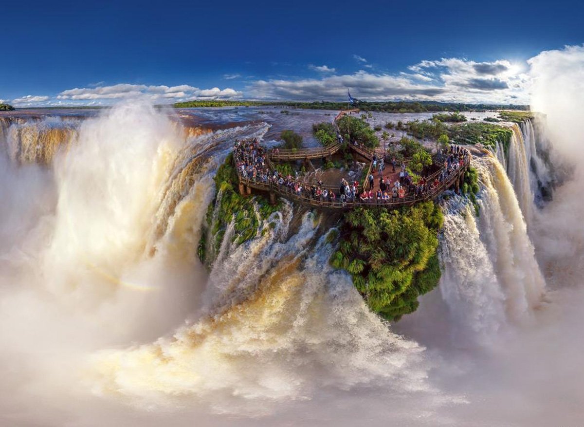 Водопад Игуасу панорама