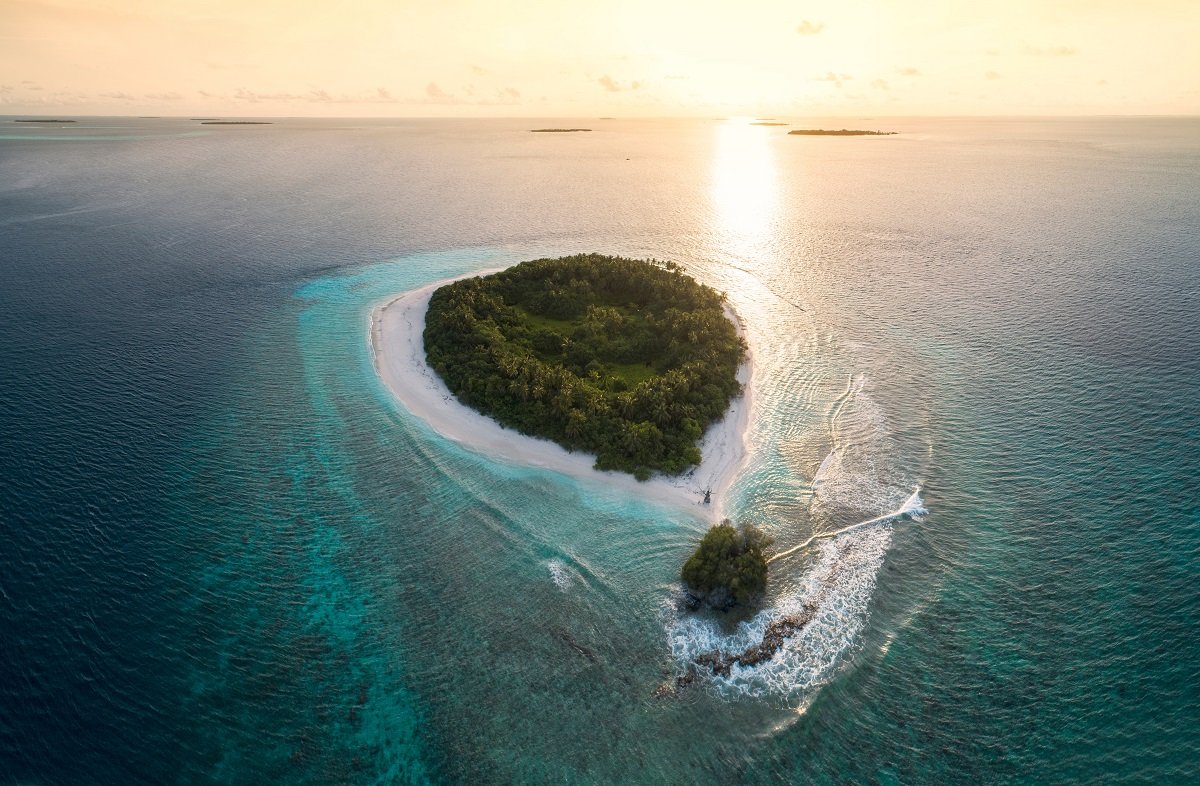 Nautilus Maldives вид сверху