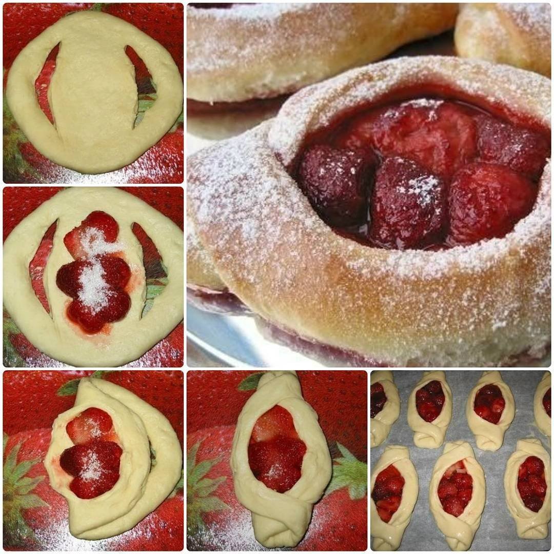 Булочки с ягодами