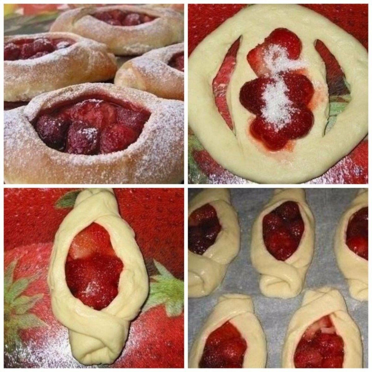 Булочки с повидлом