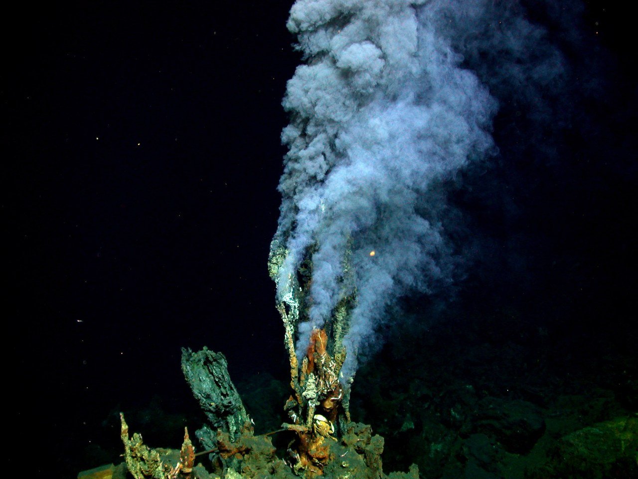 Черные курильщики океана. Гидротермальные источники черные курильщики. Черные курильщики Марианская впадина. Чёрные курильщики на дне океанов. Тихий океан гидротермальные источники.