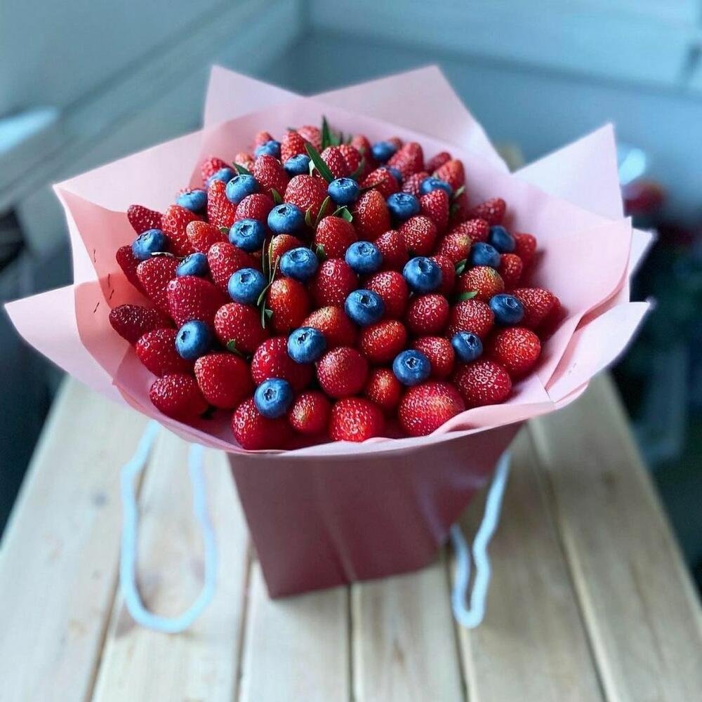 Ягодный букет своими руками