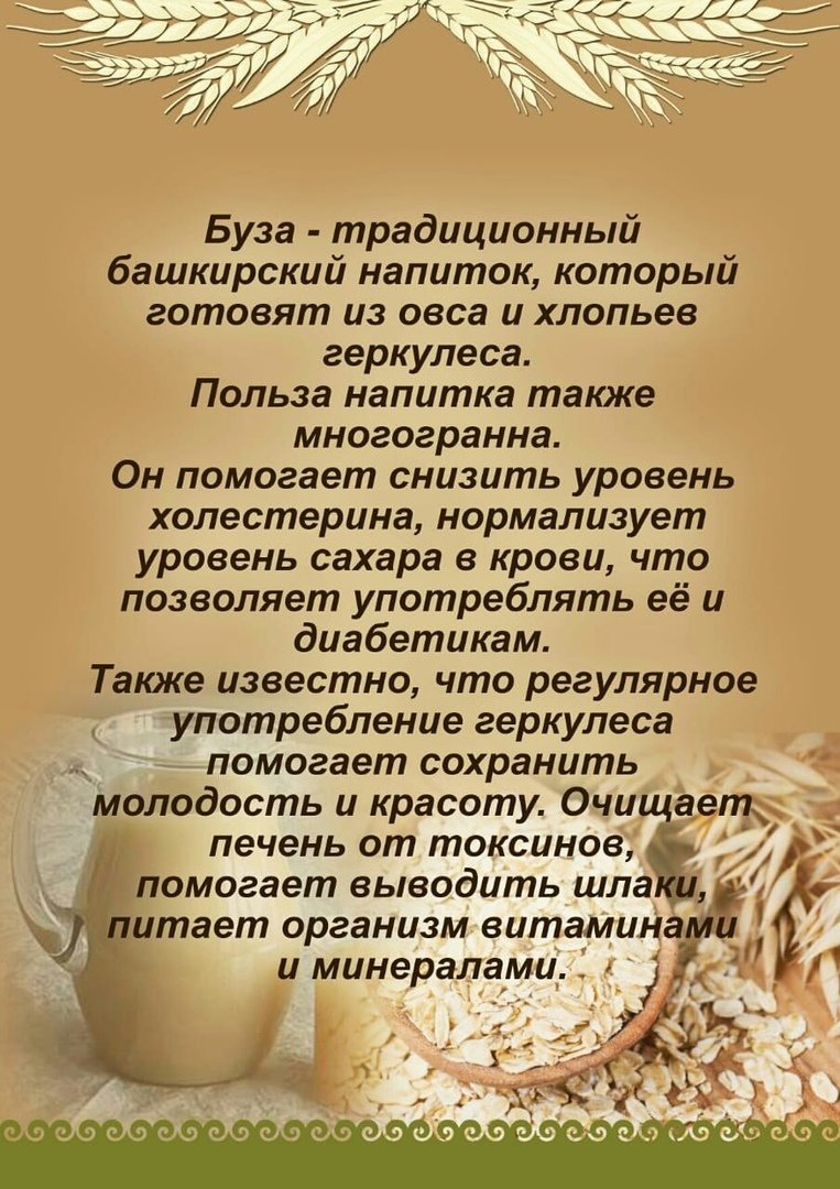 Буза Башкирский напиток