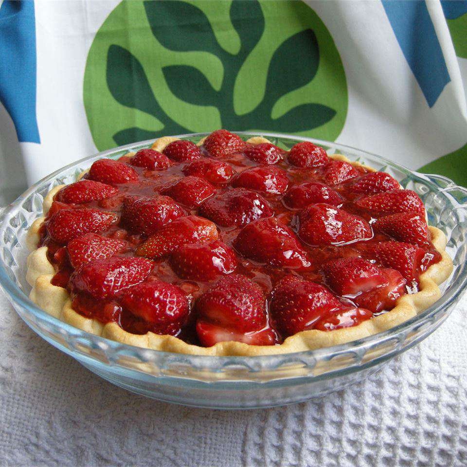 Венский пирог с клубникой