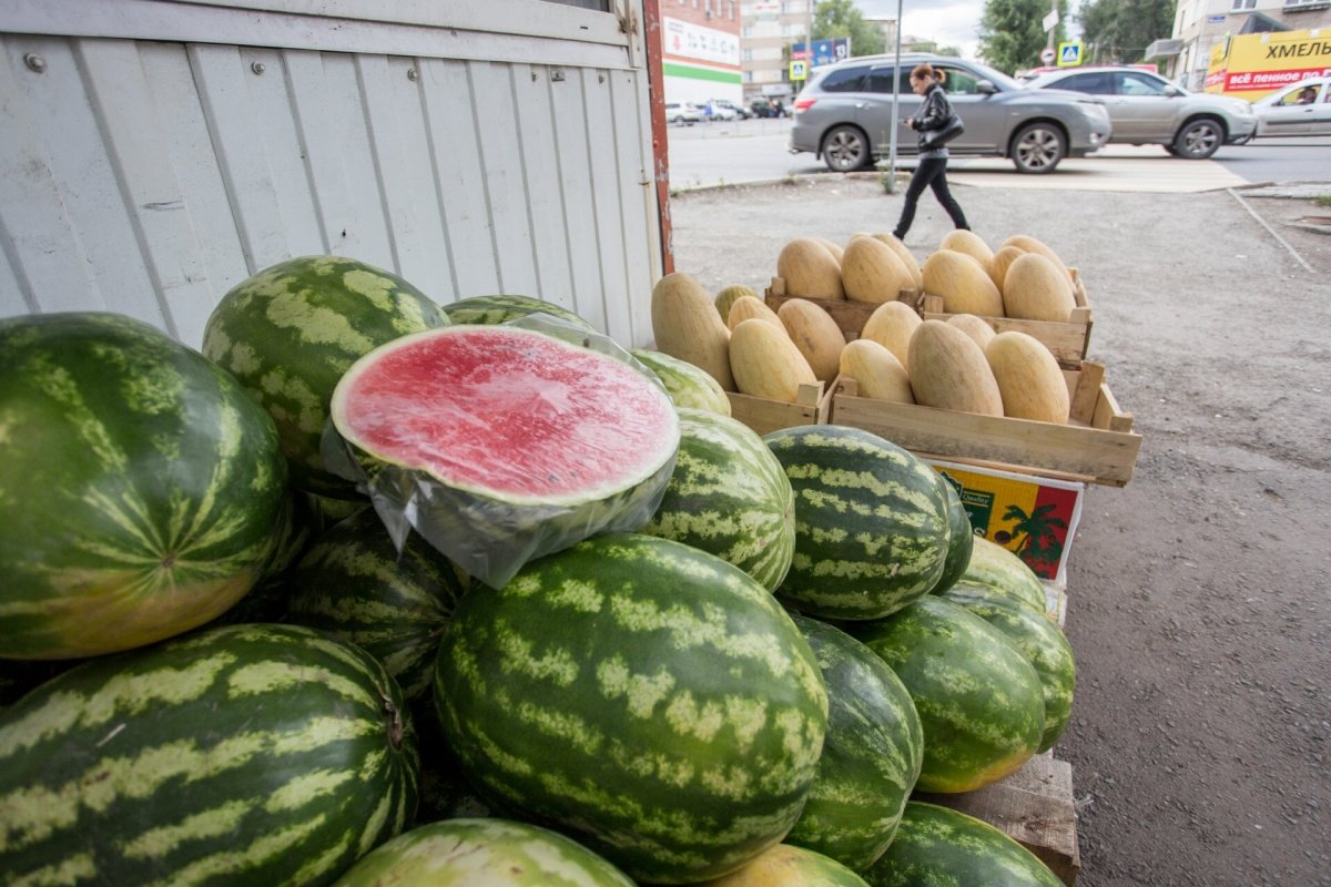 Арбузы и дыни на Ярмарке