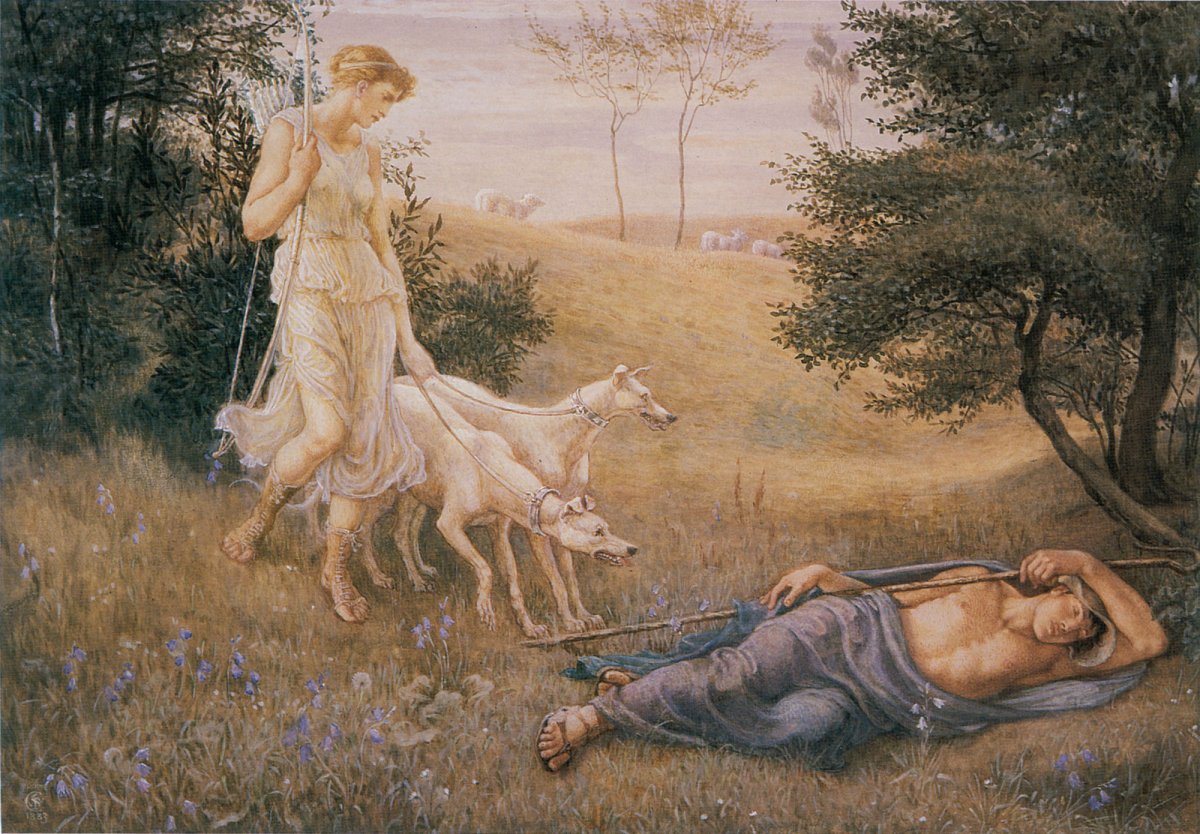 Богиня Диана и Эндимион