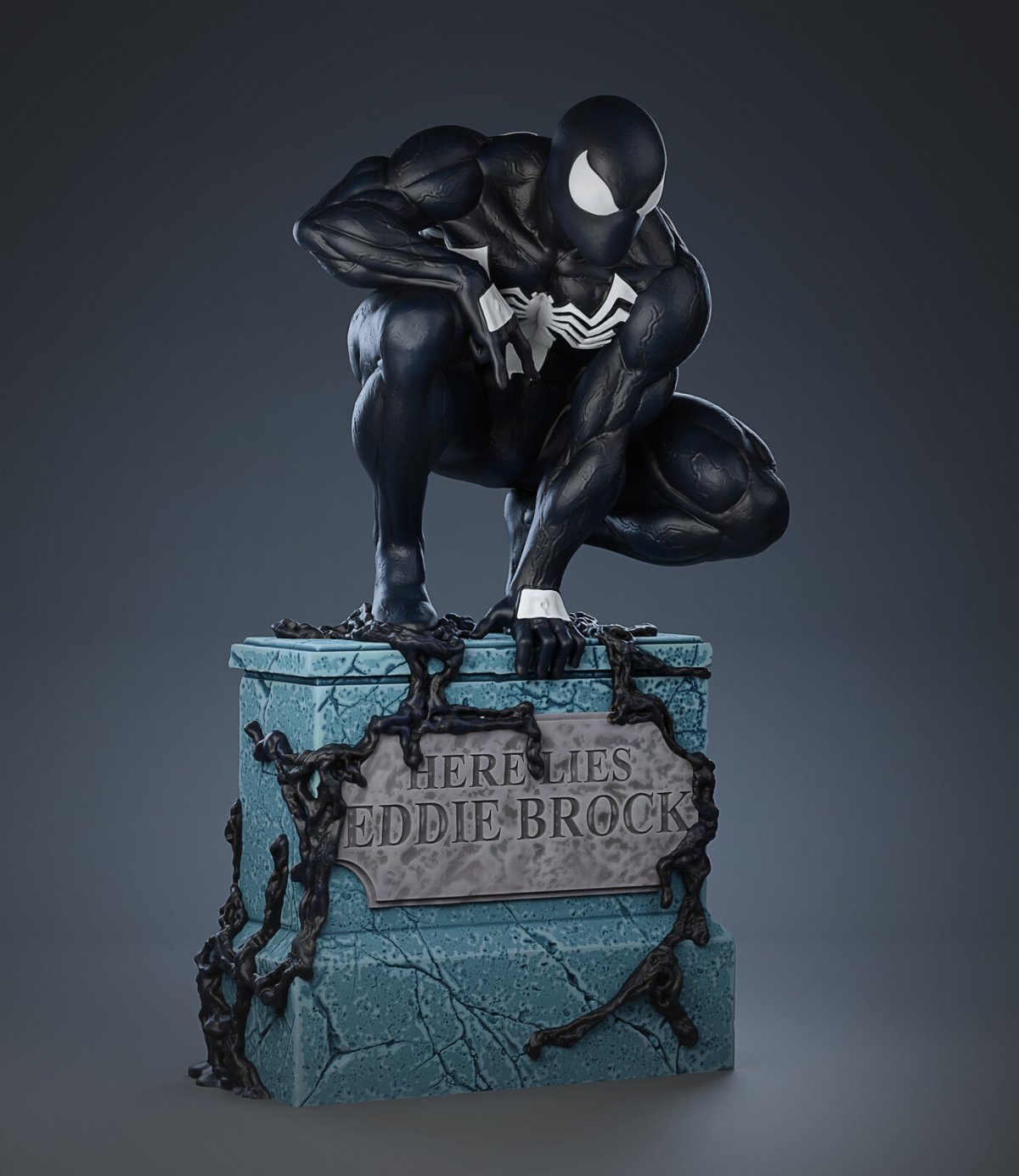 Symbiote Spider-man Premium format by Sideshow Collectibles Figure