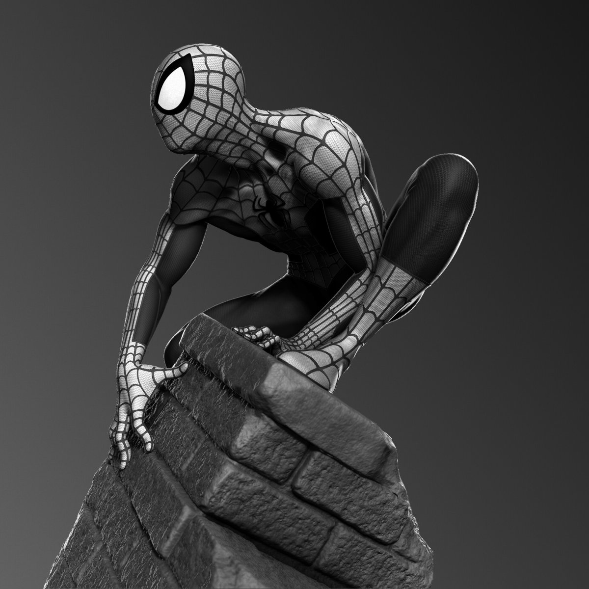 Spider man статуя