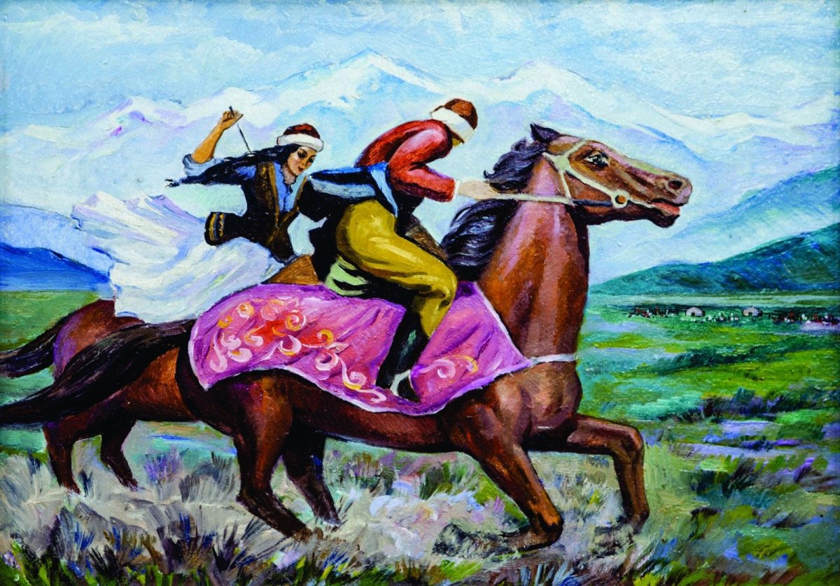 Казах кызыкартины художников Казахстана