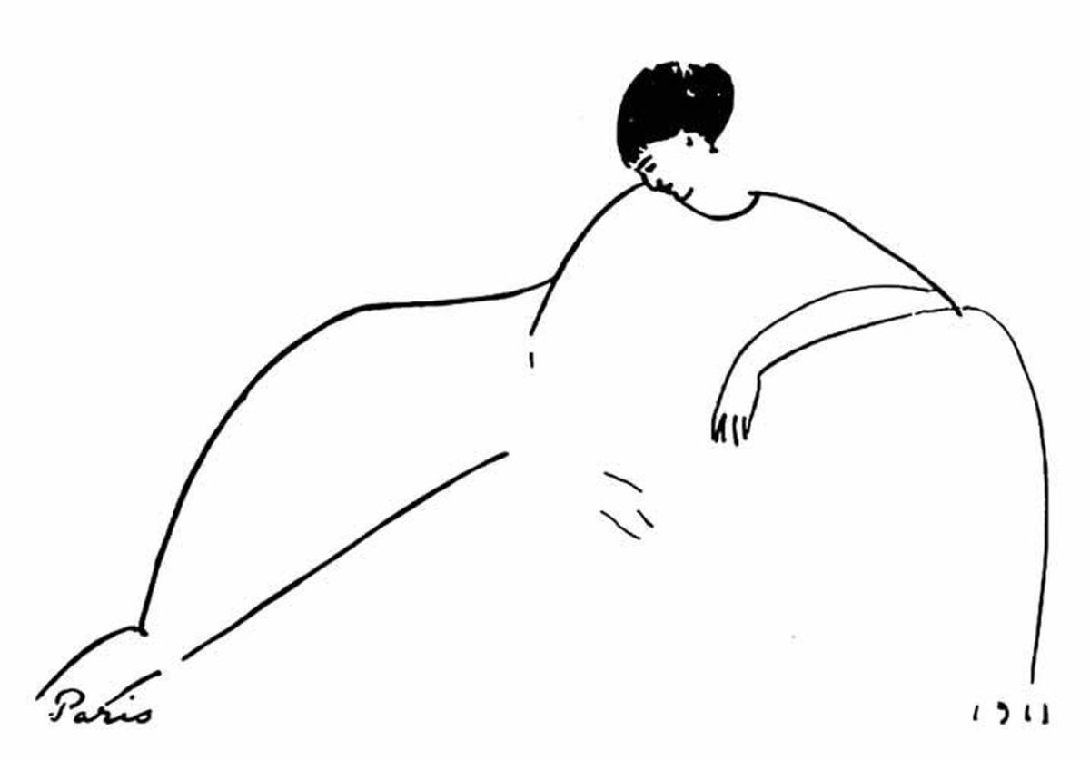 Portrait de Dora au Chignon читать