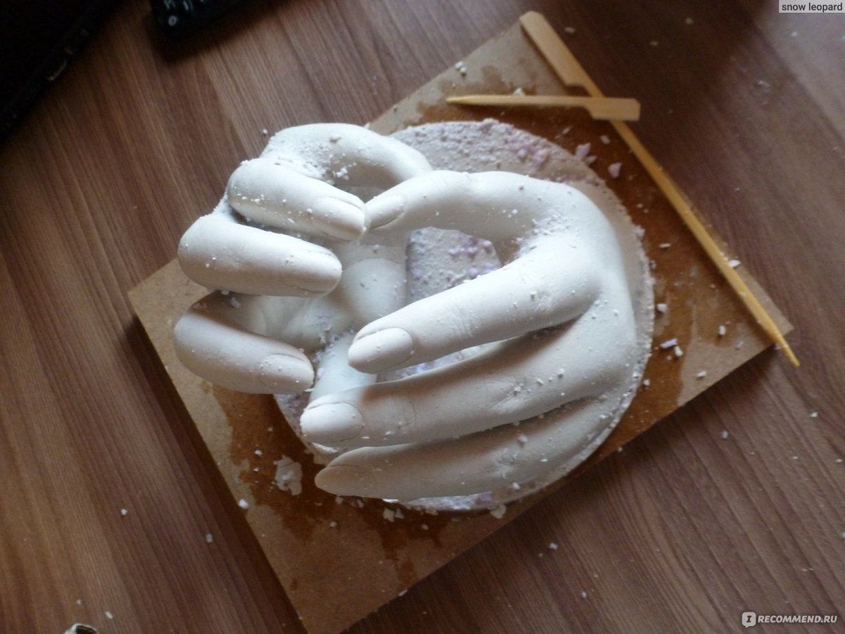 Слепки рук из гипса форма