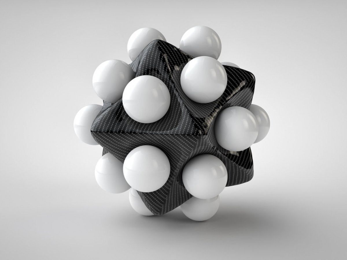 Абстрактная композиция 3d