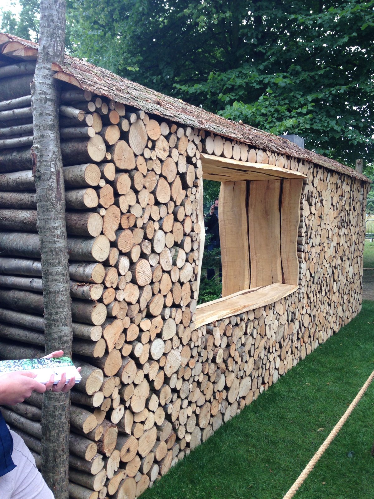 Cordwood забор