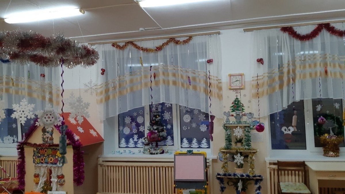 Смотр конкурс новогоднее оформление групп