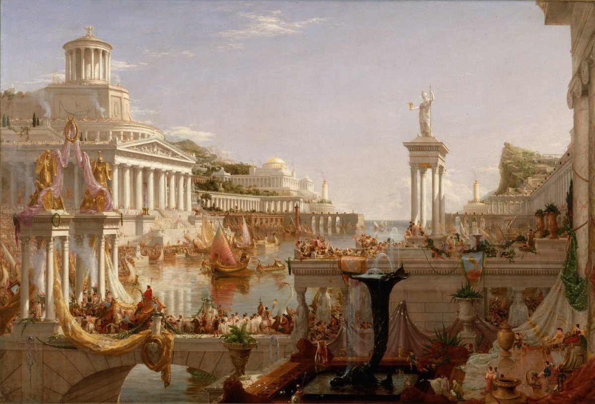 Томас Коул, «путь империи. Крушение». 1841