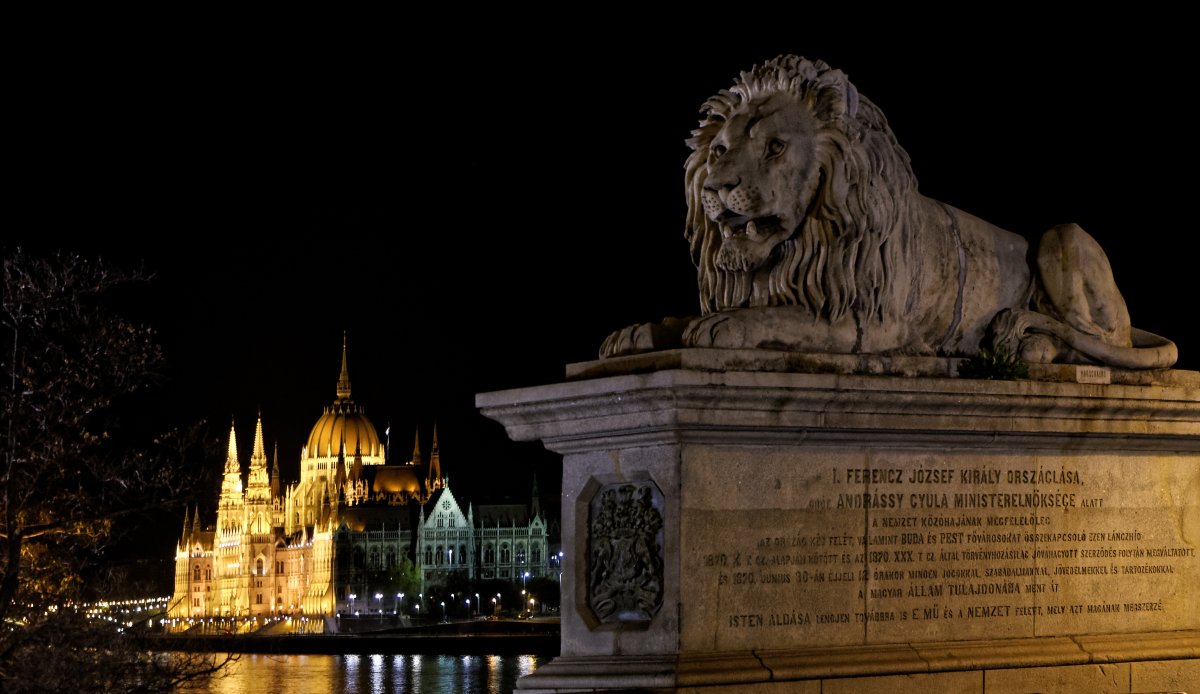 Каменный Лев столица Венгрия Budapest