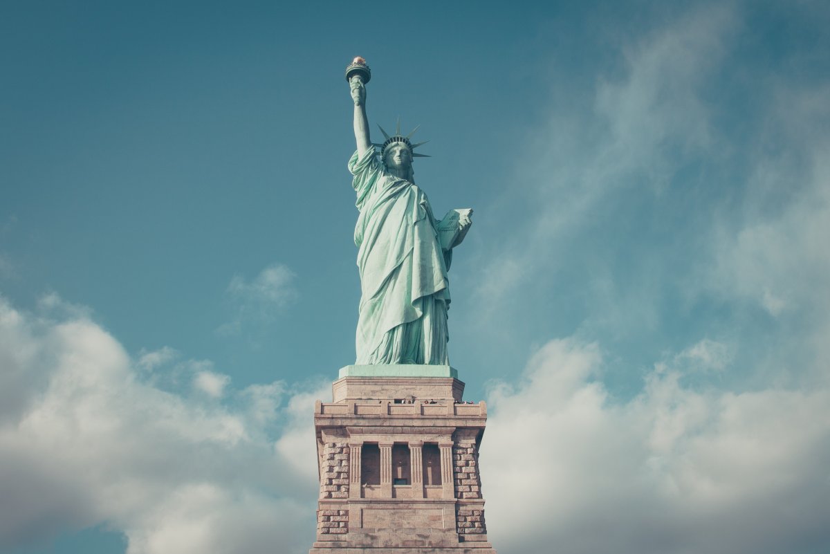США Нью-Йорк статуя свободы