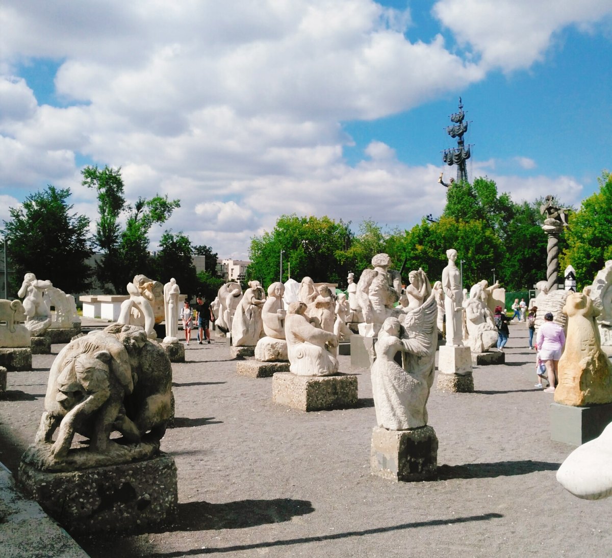 Парк скульптур Москва Музеон