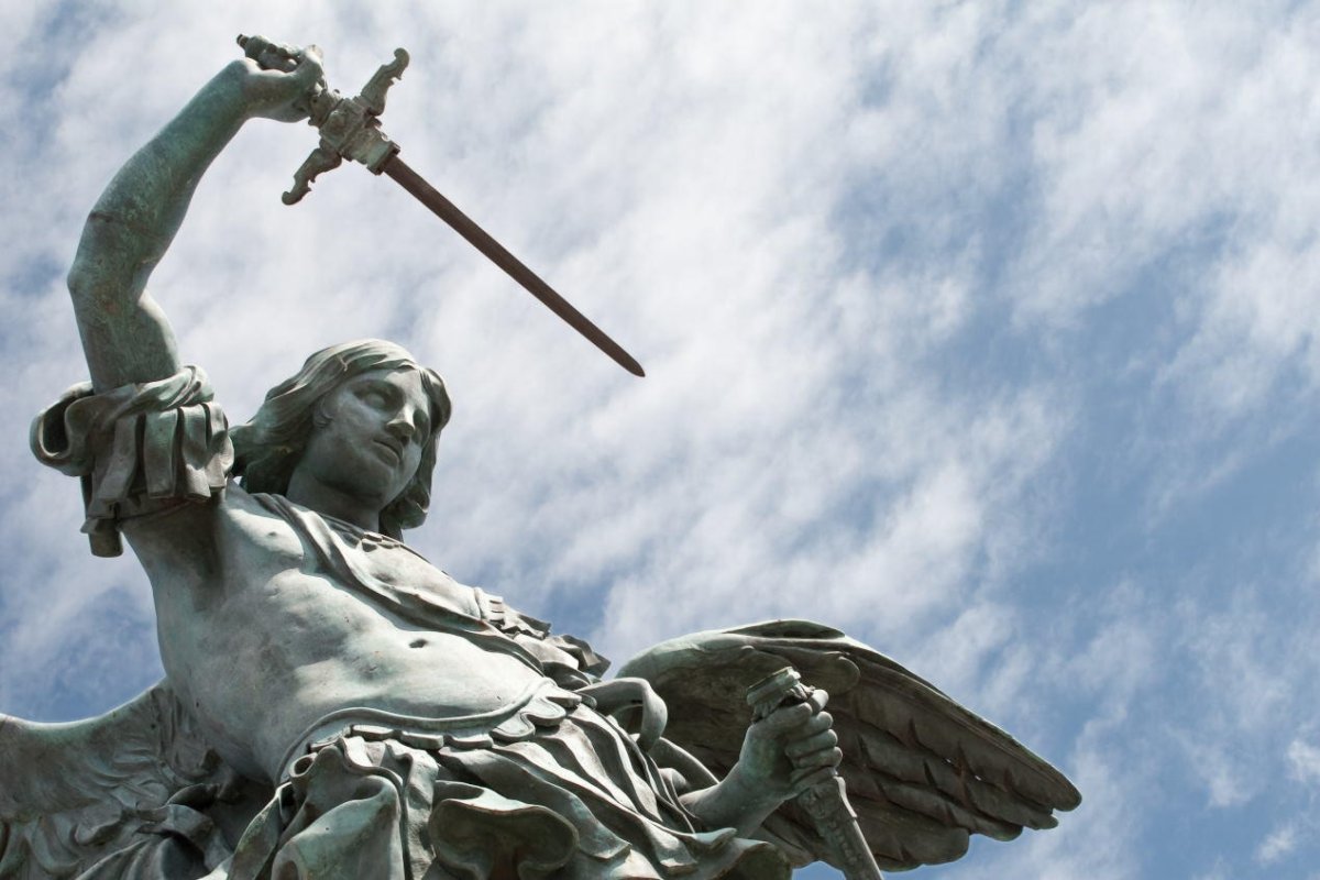 St Michael Statue