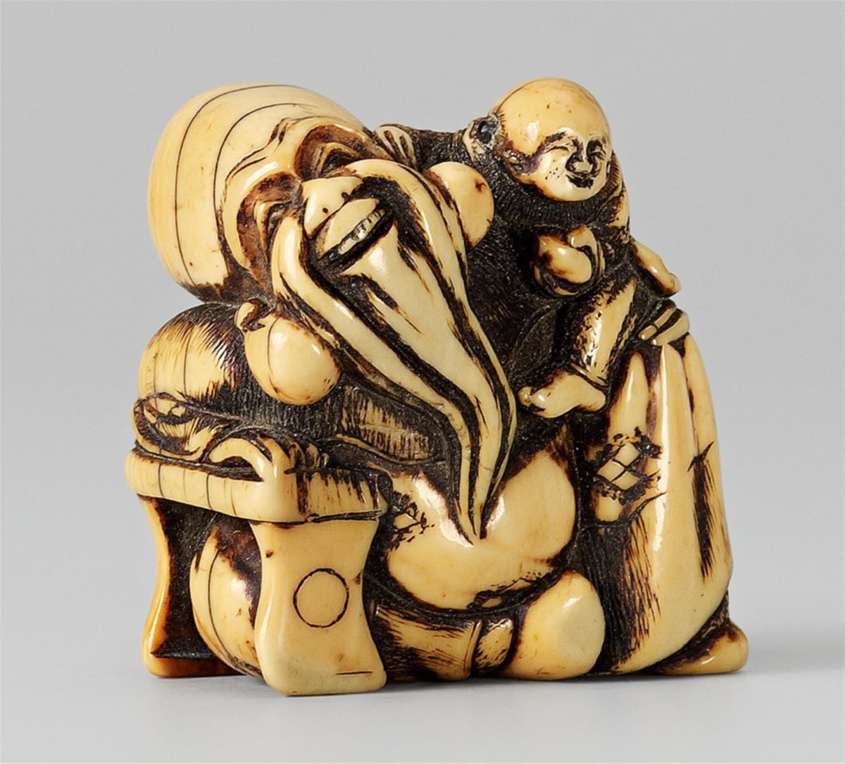 Netsuke of Fukurokuju