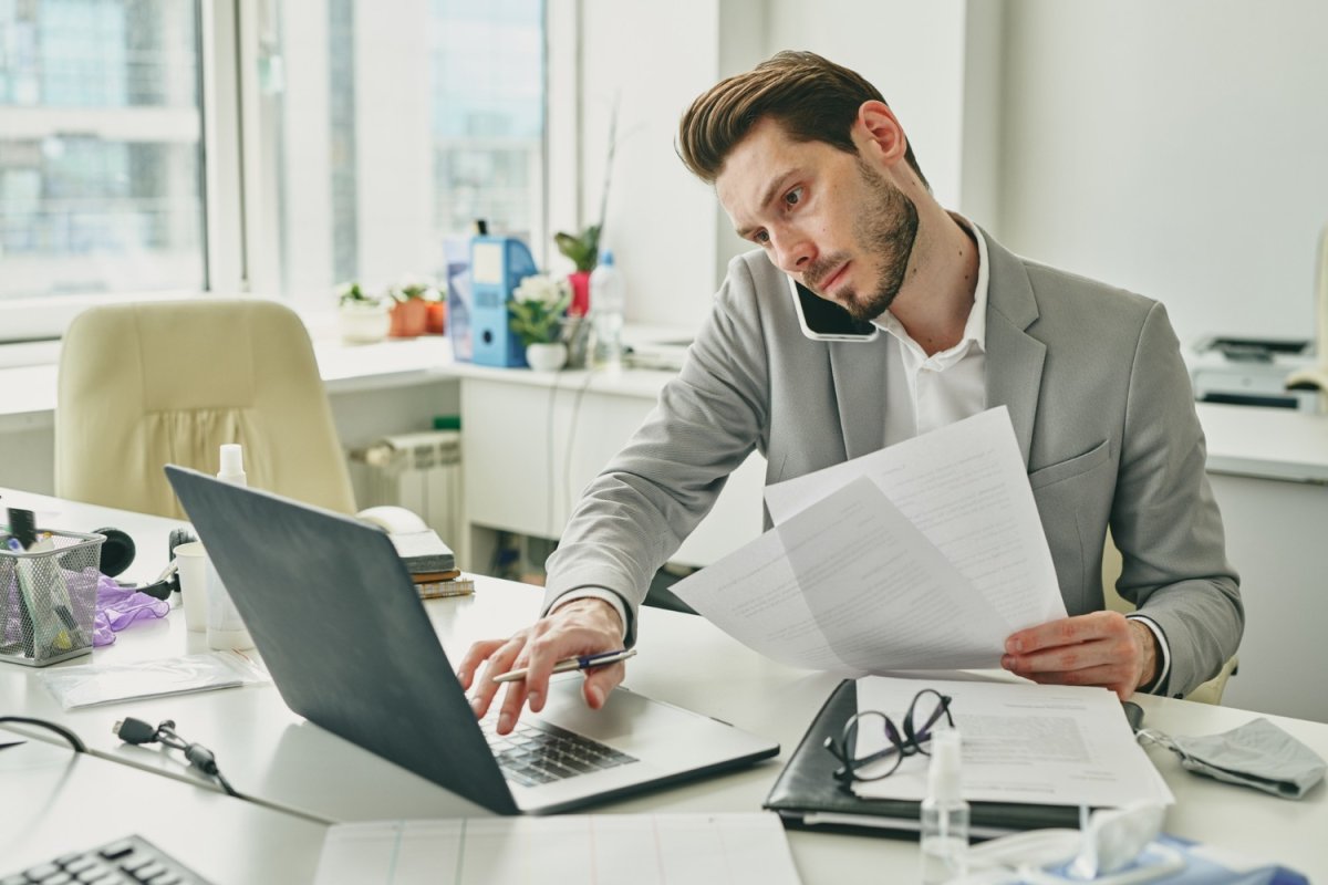 Office worker Full body