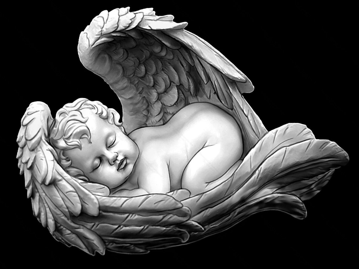 Angel dlya gravirovki на памятниках