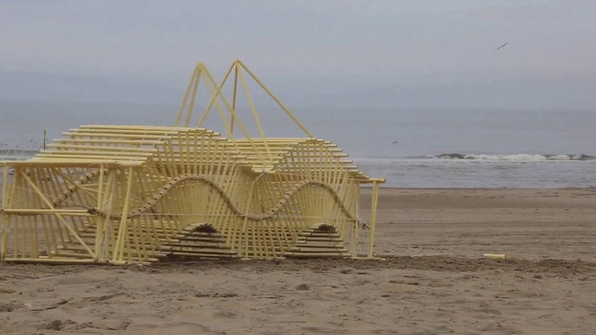 Theo Jansen Beach animals