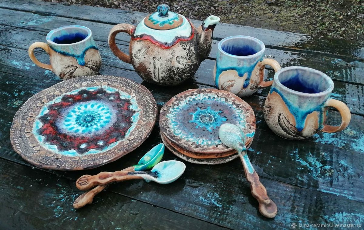 Красивая керамическая посуда