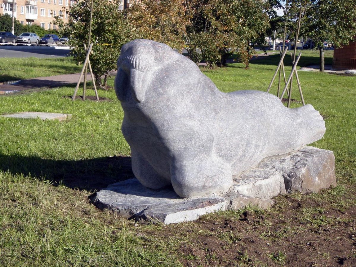 Морская Полярная Экспедиция в Ломоносове парк скульптур