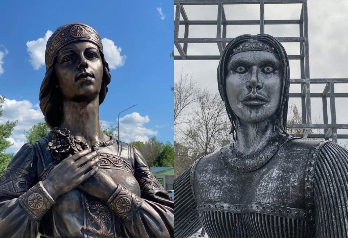 Памятник Аленушке в Воронеже