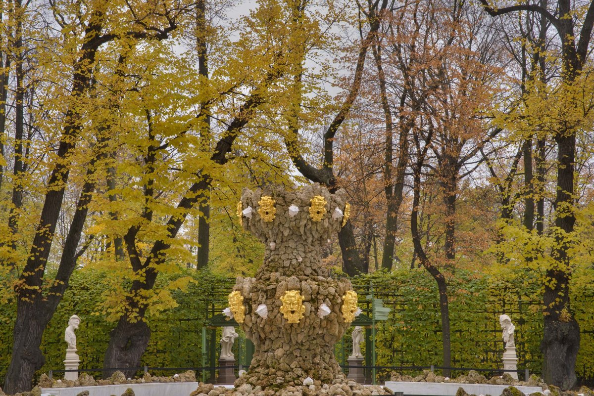 Александринский сад осень