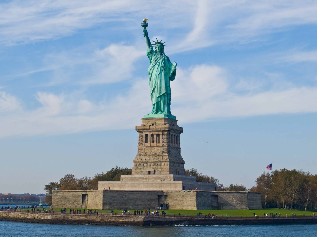 США Нью-Йорк статуя свободы