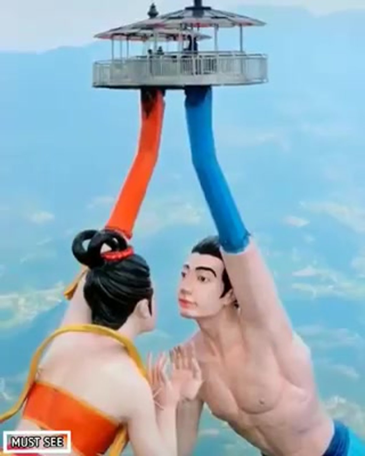 Аттракцион Flying Kiss Китай