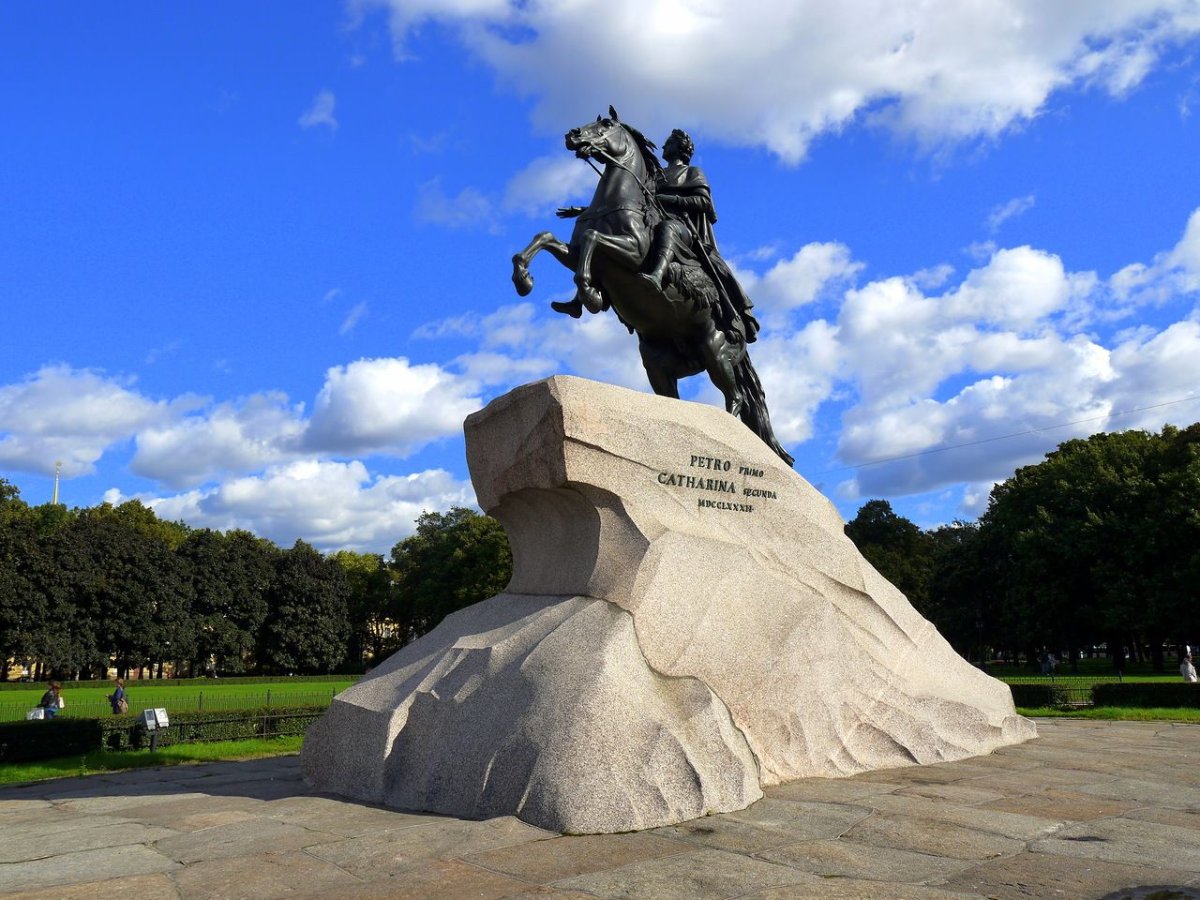 Памятник Петру i медный всадник Санкт-Петербург