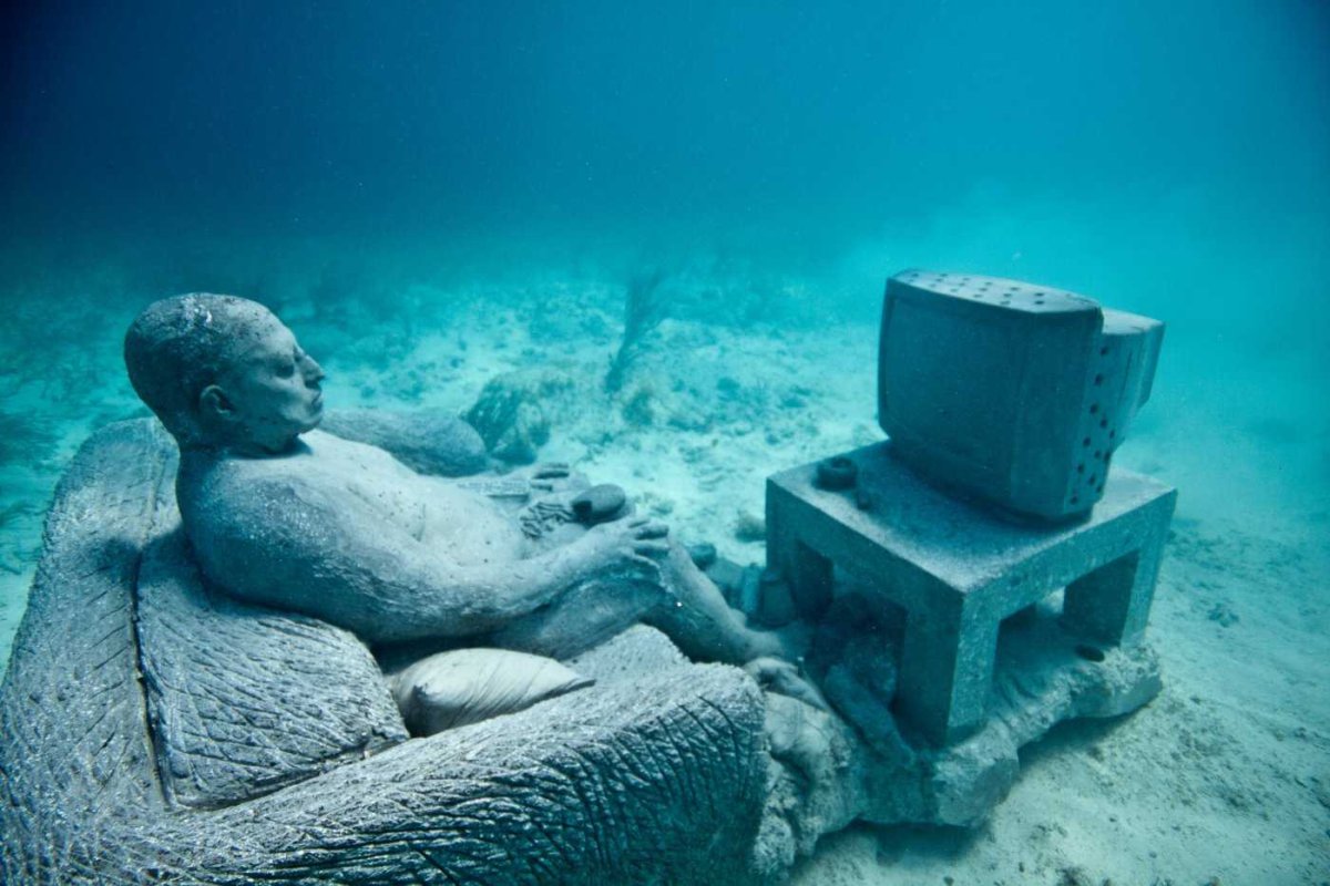 Канкун музей подводных скульптур