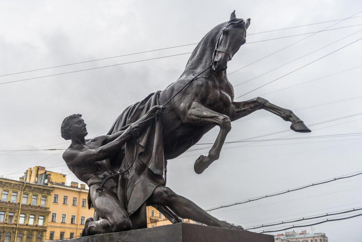 Клодт скульптуры Аничкова моста