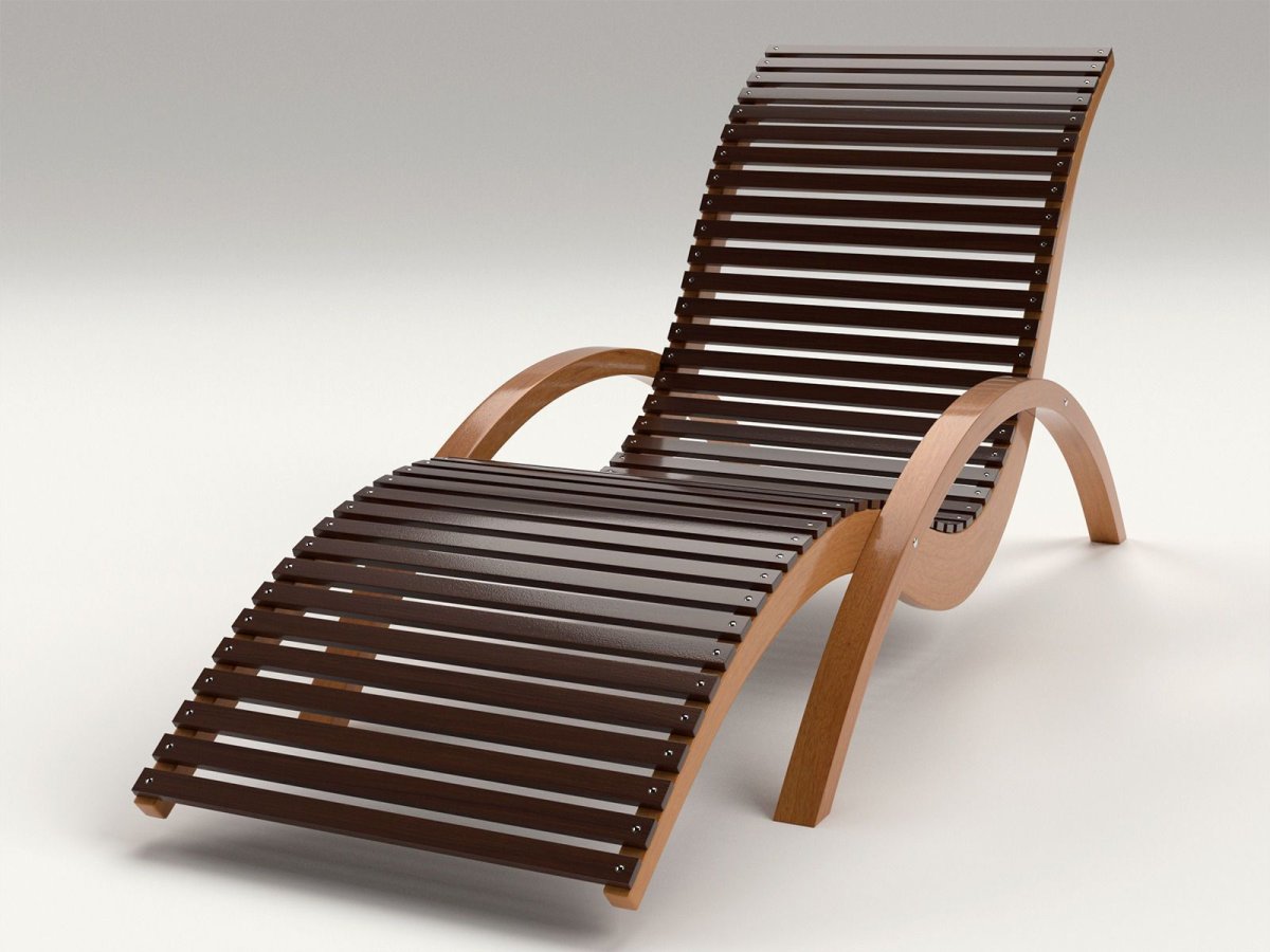 Кресло из фанеры на ЧПУ Chaise Lounge