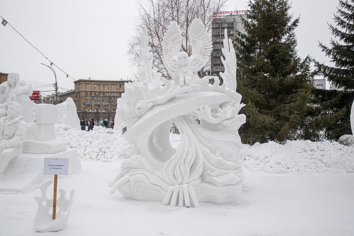 Снежные скульптуры Комсомольск