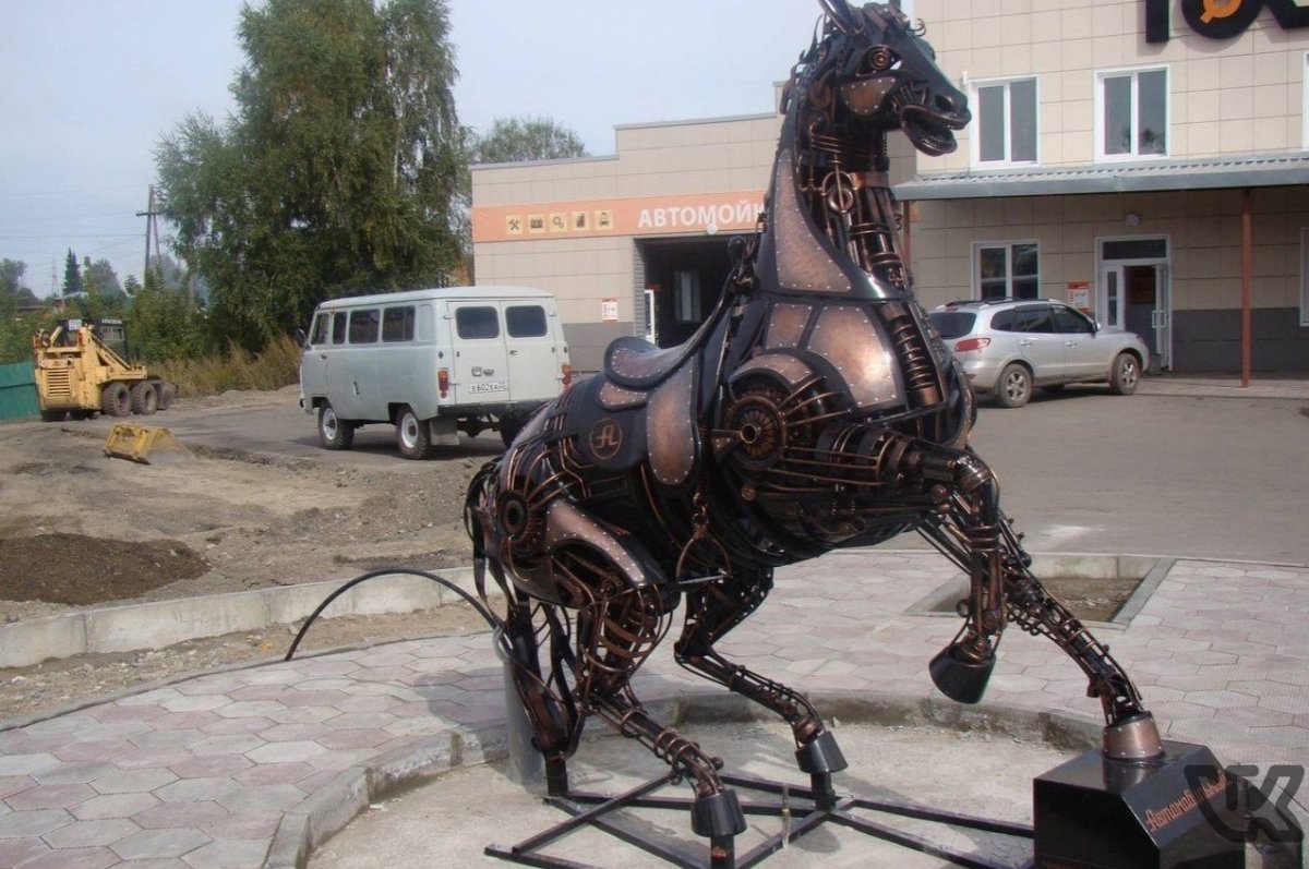 Белокуриха лошади железной
