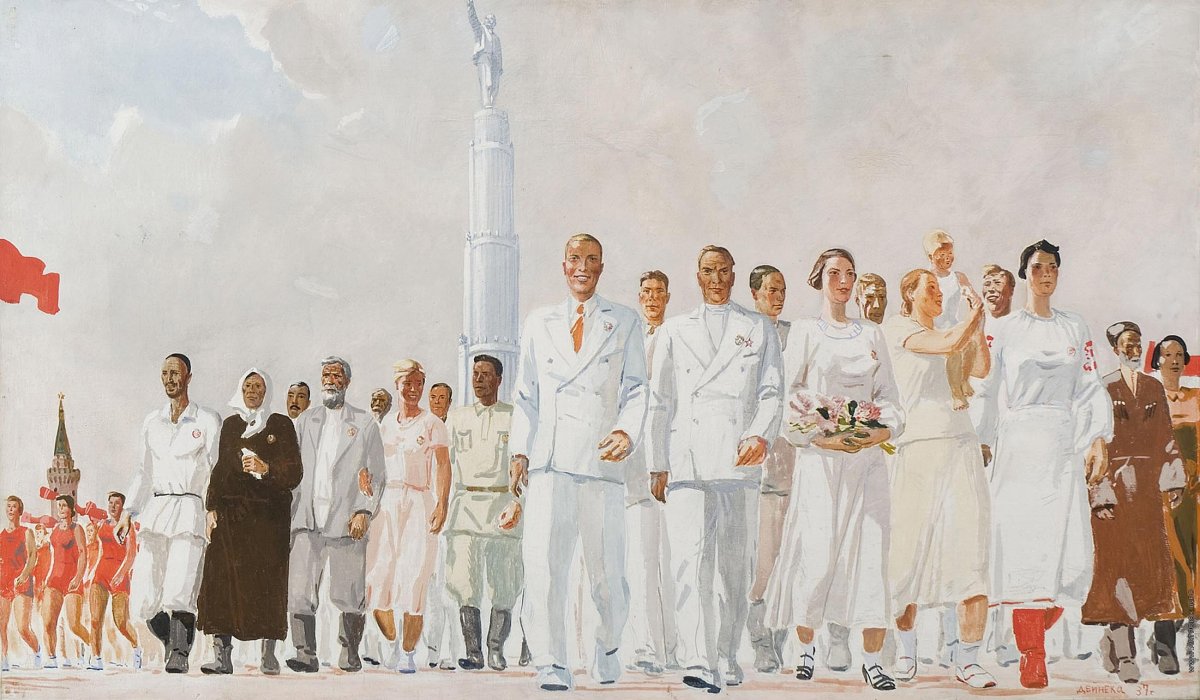 Александр Дейнека. Стахановцы. 1937
