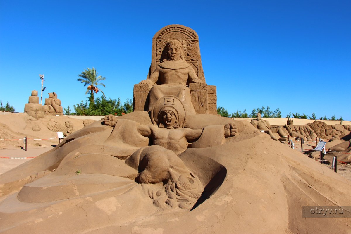 Музей песчаных фигур Sandland. Турция