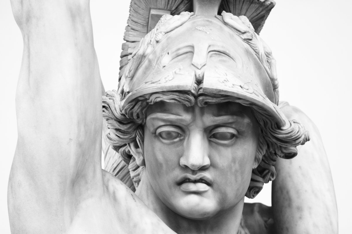 Michelangelo Давид Black and White