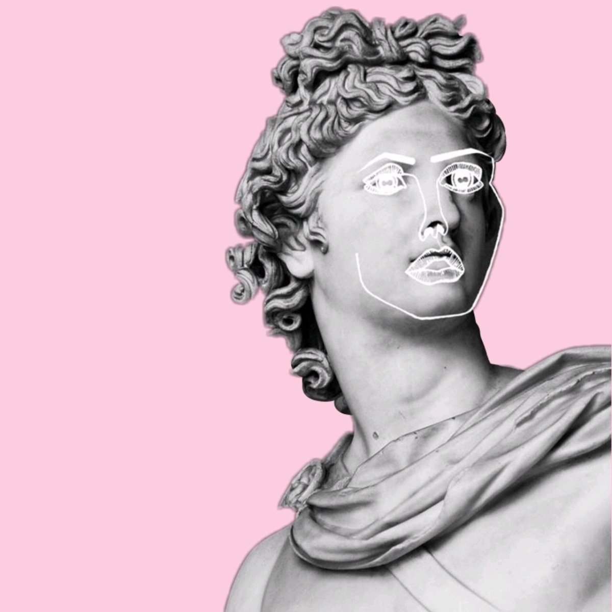 Аполлон vaporwave