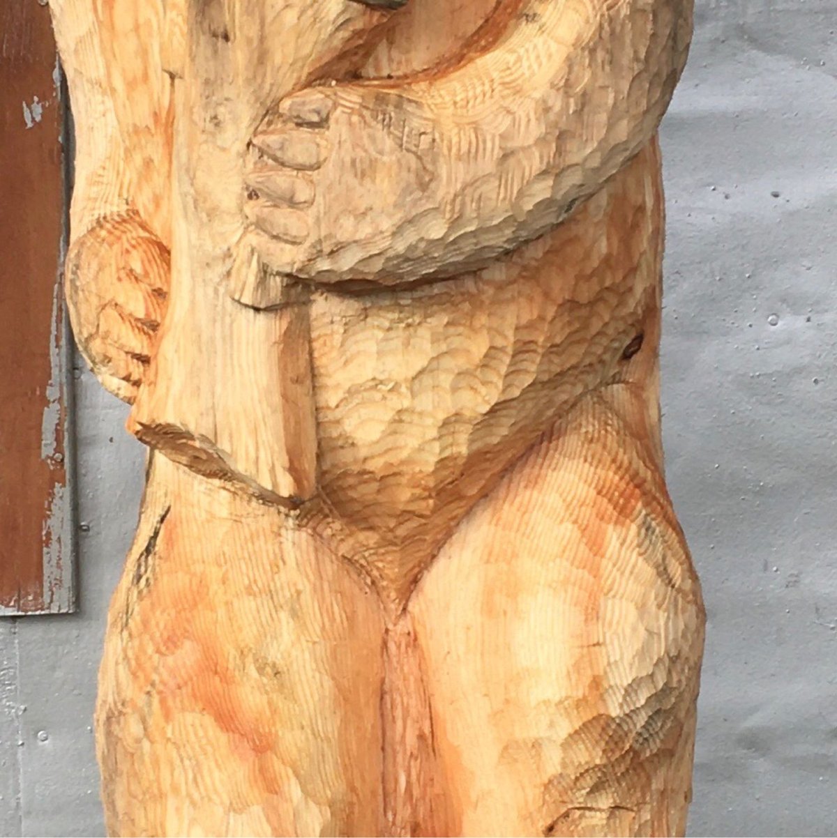Никола Можайский (скульптура из деревни Зеленята)