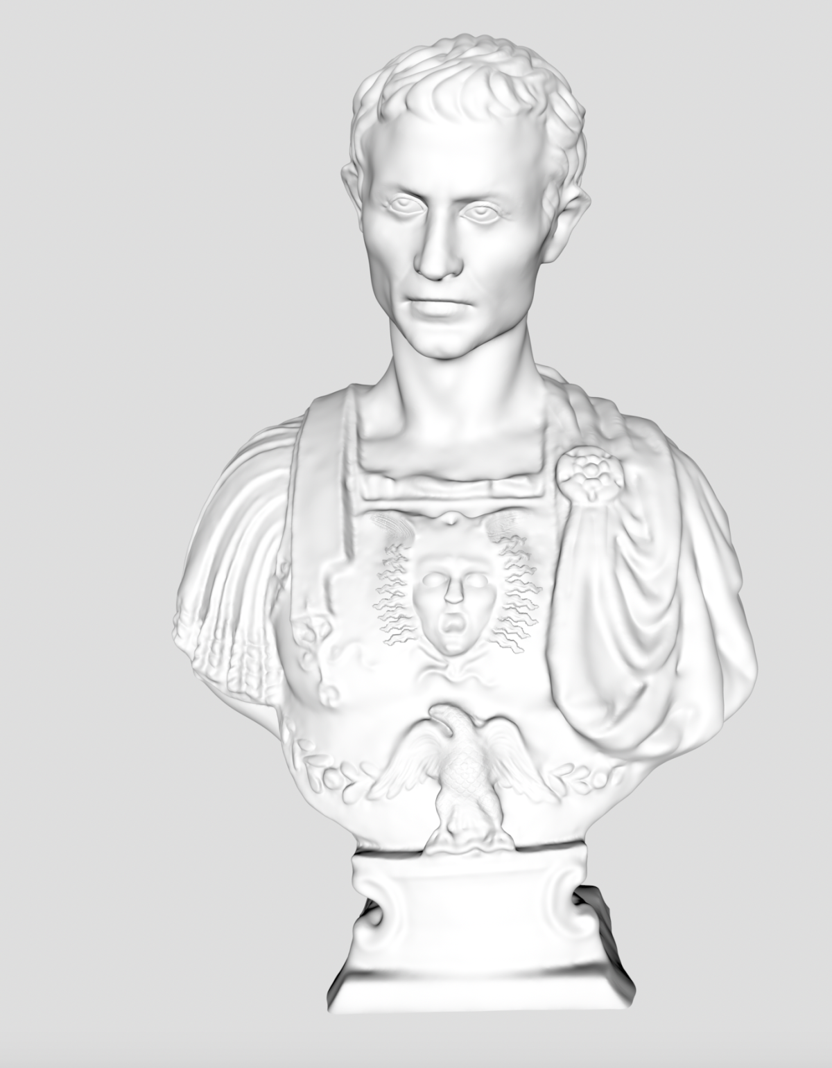 Юлий Цезарь статуя 3d model
