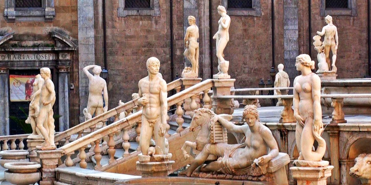Фонтан Претория (Palermo) Italy