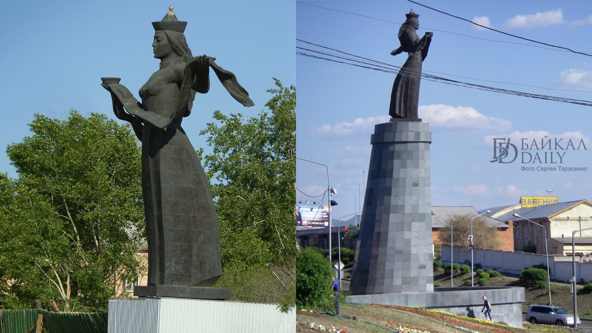 Скульптурная композиция «гостеприимная Бурятия».