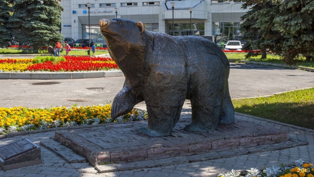 Пермский медведь памятник