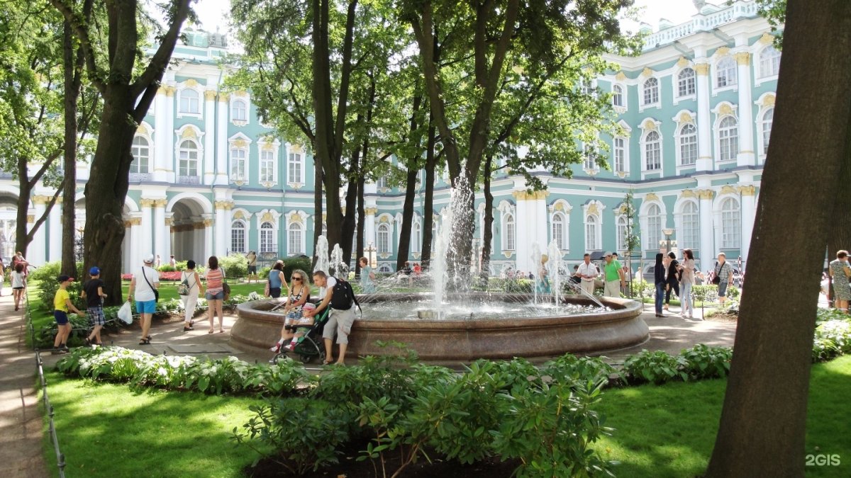 Эрмитаж фонтаны Санкт-Петербург