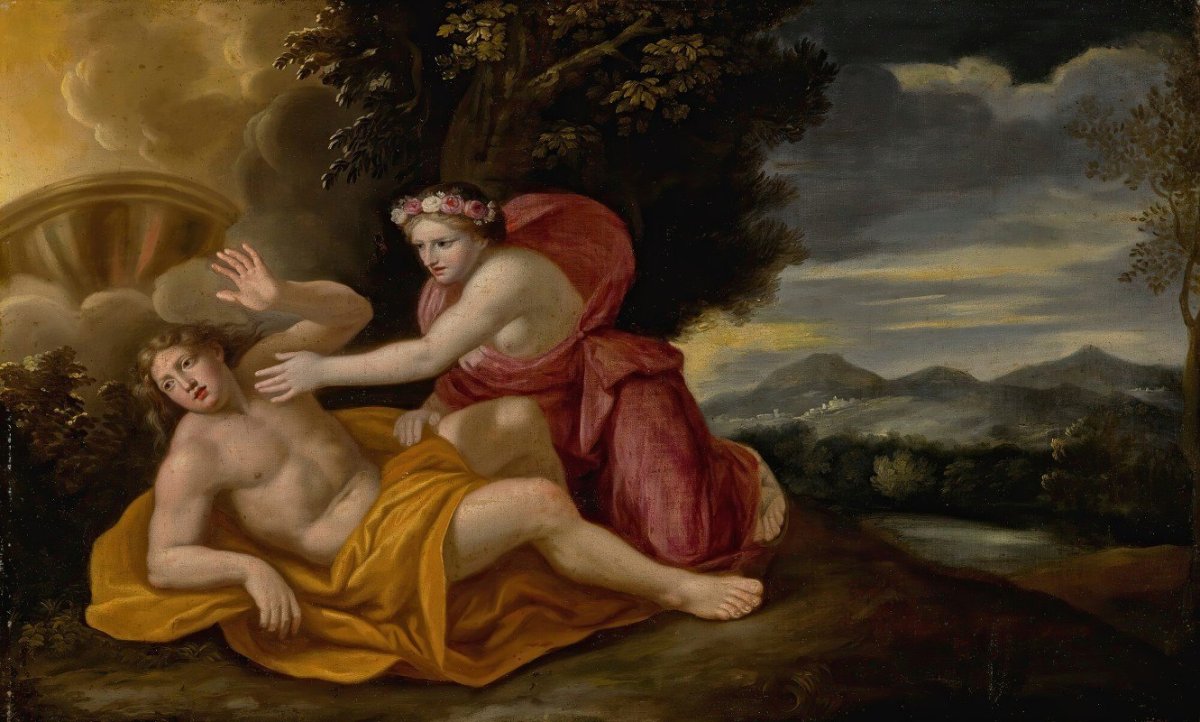 Франсуа Лемуан, Венера и адонис 1729 г.